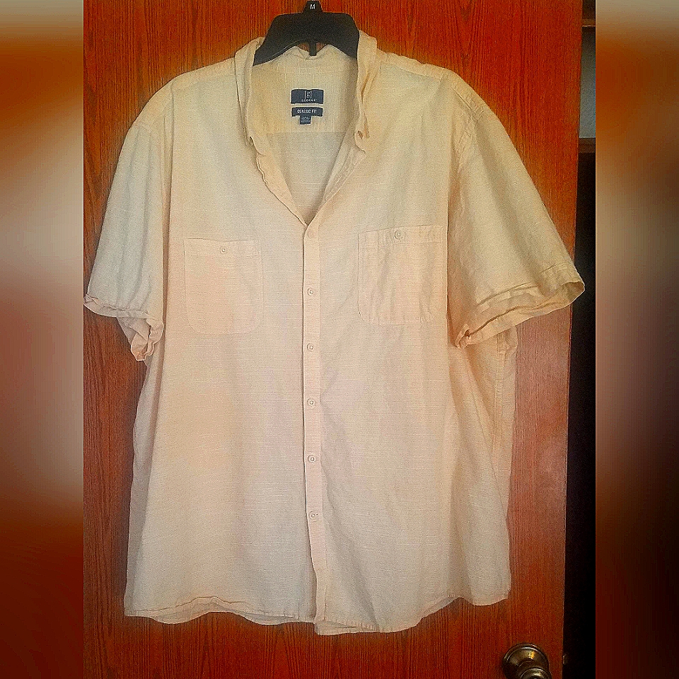 George Classic Fit Button Down Shirt Size 3xl